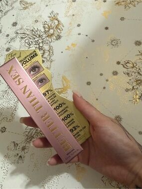 Too Faced Better Than Sex Mascara in Pink & Gold Packaging